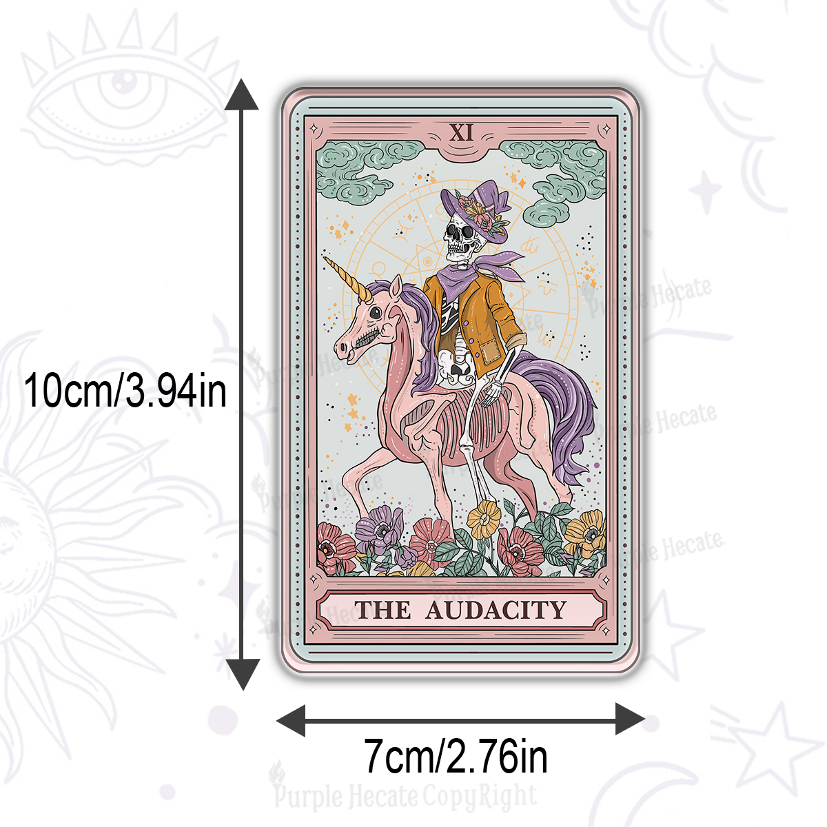 Purplehecate The Audacity Tarot Card Magnet