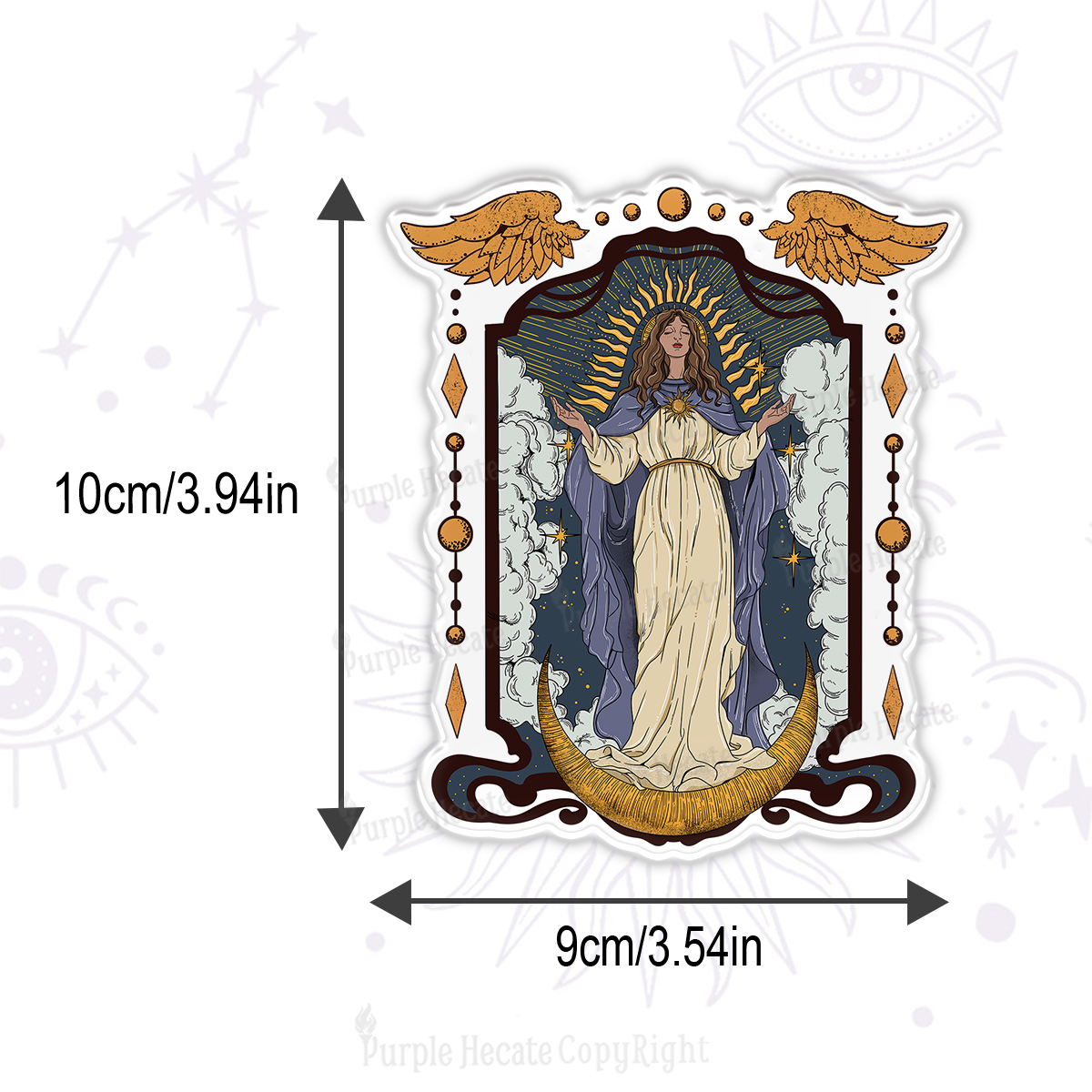 Purplehecate Holy Guardian Magnet