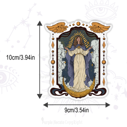 Purplehecate Holy Guardian Magnet