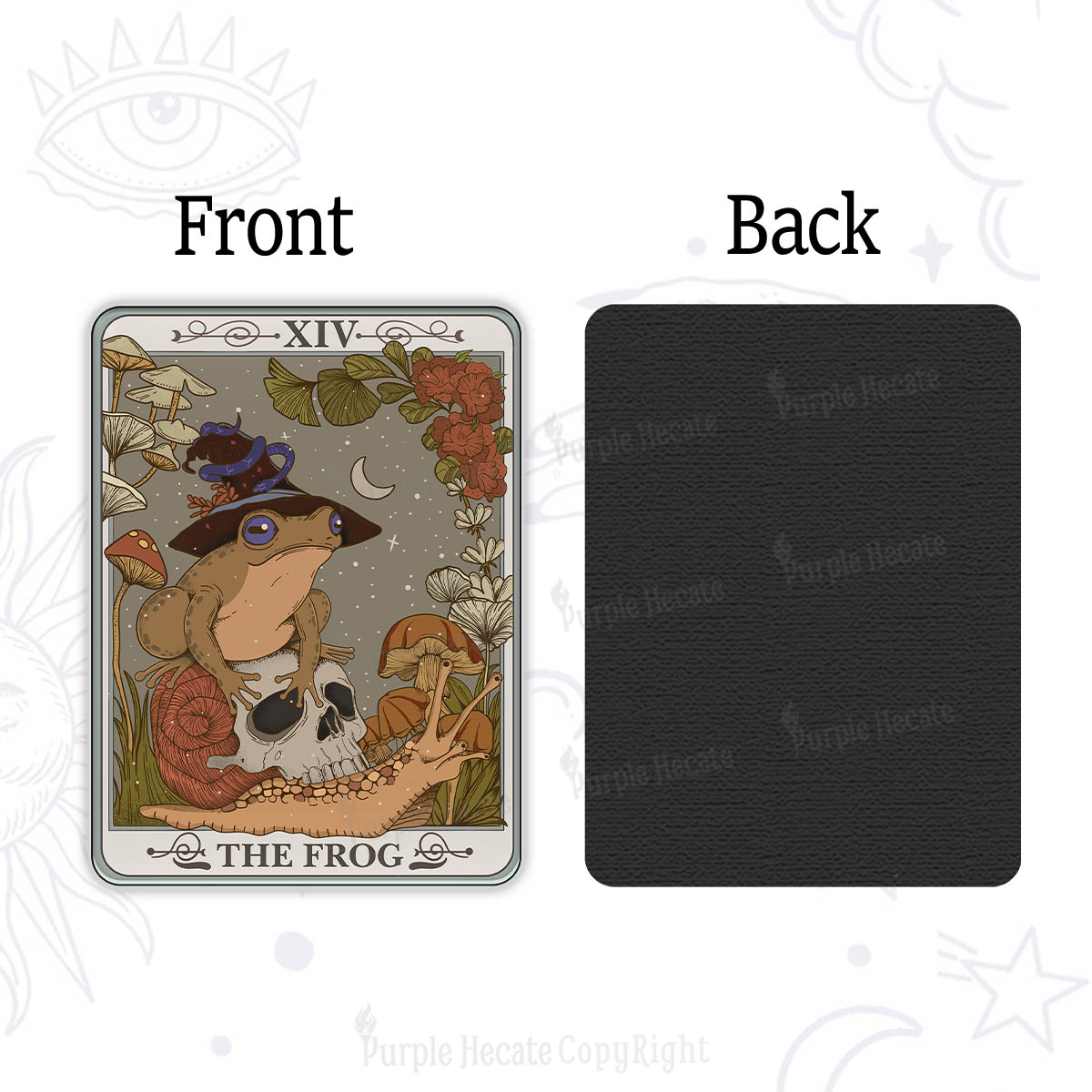 Purplehecate The Frog Tarot Magnet