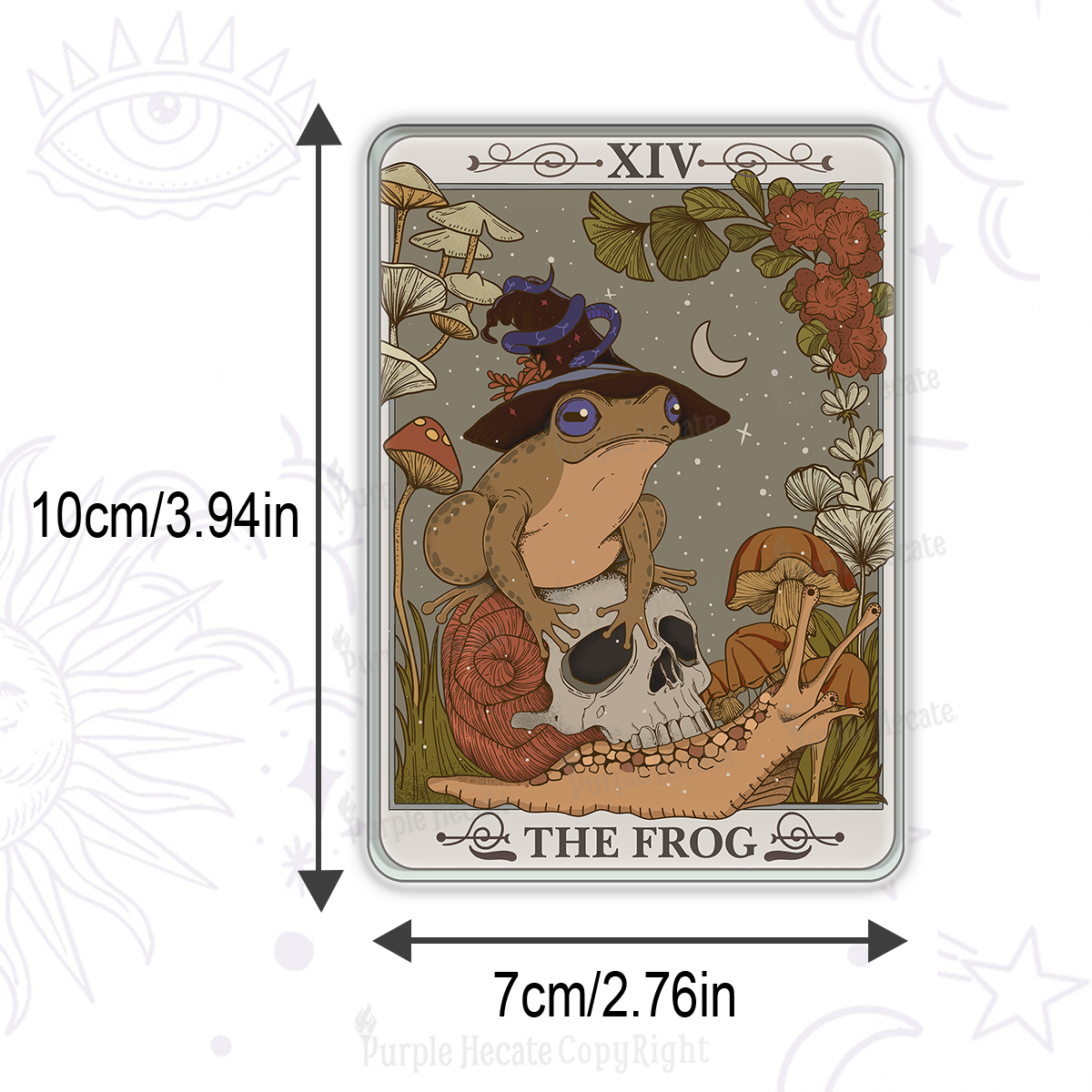 Purplehecate The Frog Tarot Magnet