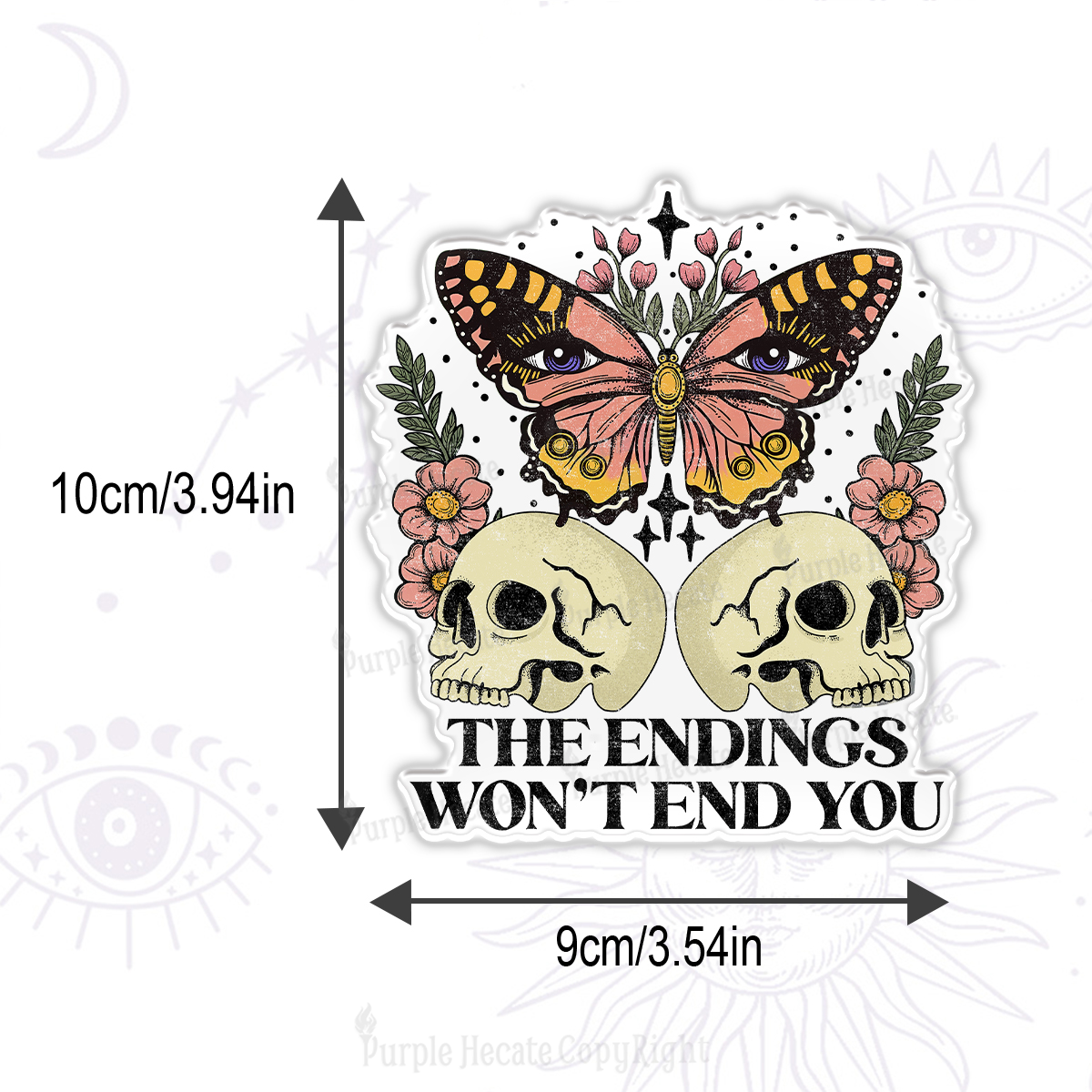 Purplehecate The Endings Won't End You Magnet