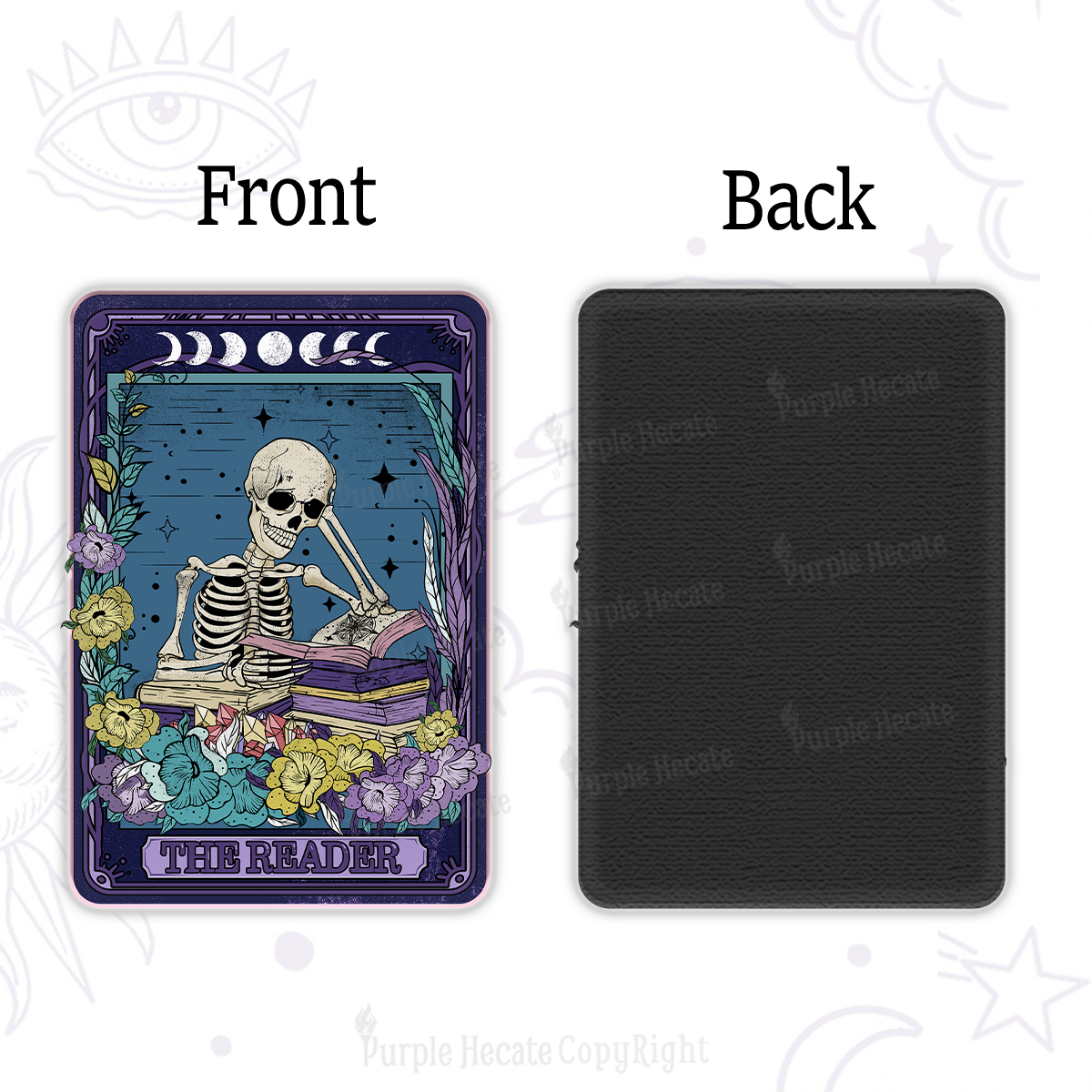 Purplehecate The Reader Tarot Card Magnet