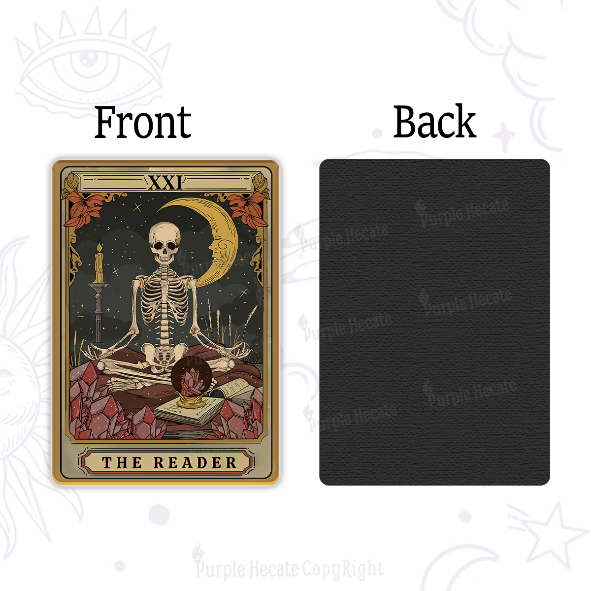 Purplehecate The Reader Tarot Magnet
