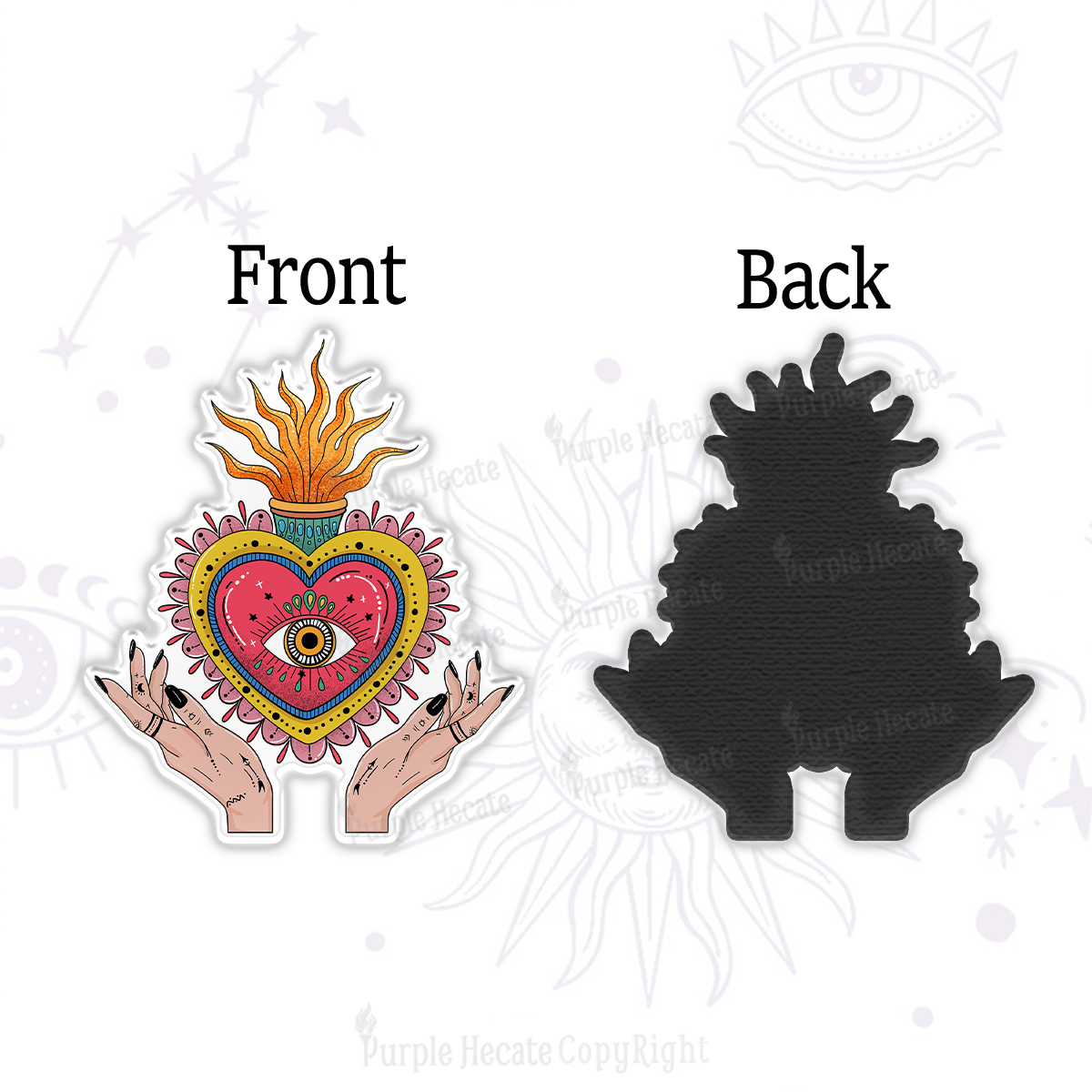 Purplehecate The Fiery Eye Magnet