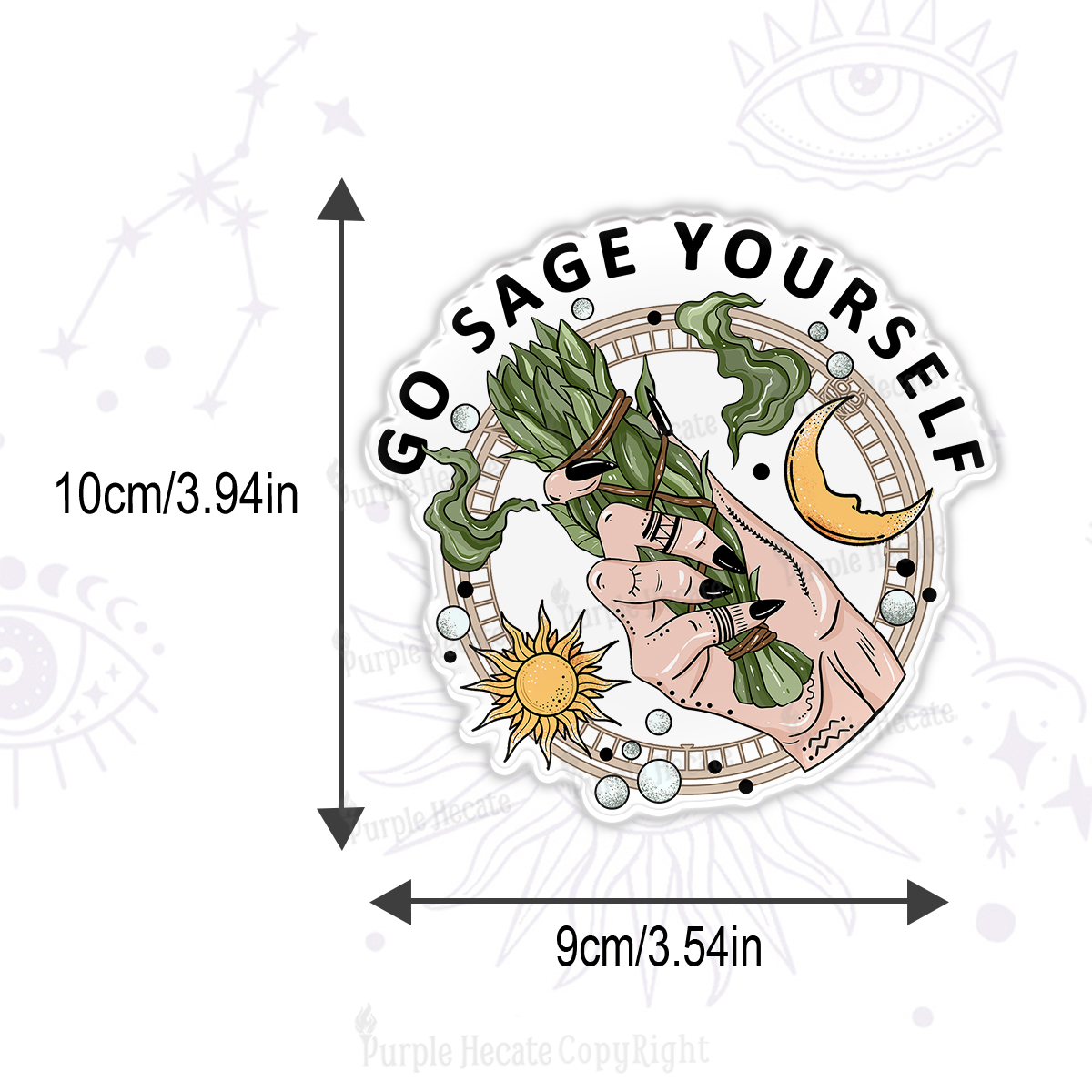 Purplehecate Go Sage Yourself Magnet