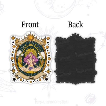 Purplehecate Virgo Radiance Zodiac Magnet