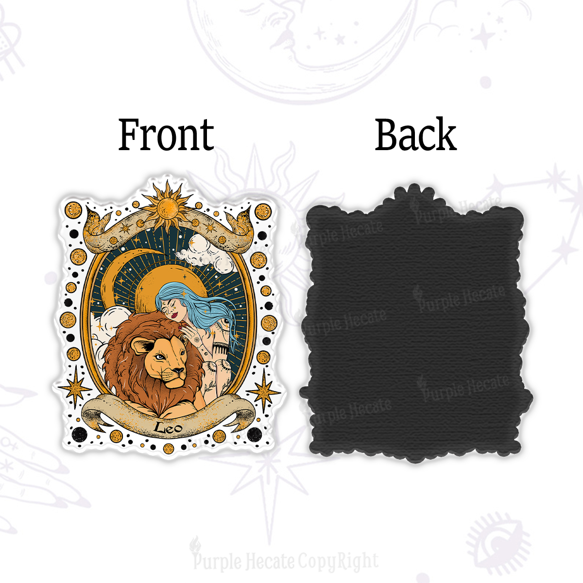 Purplehecate Leo Radiance Zodiac Magnet