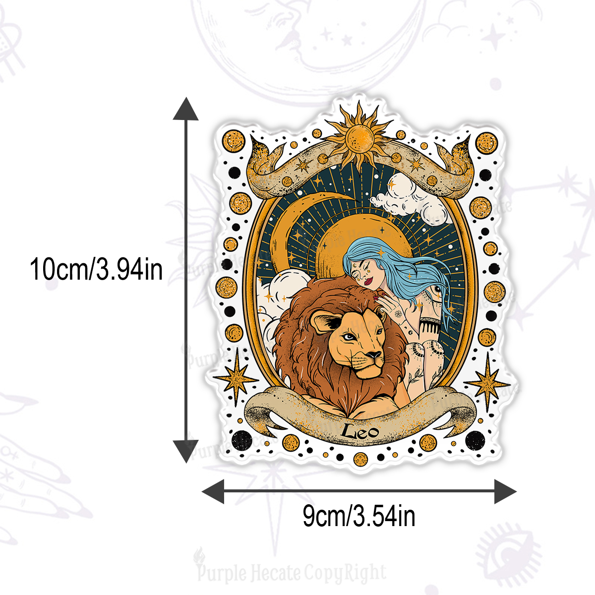 Purplehecate Leo Radiance Zodiac Magnet