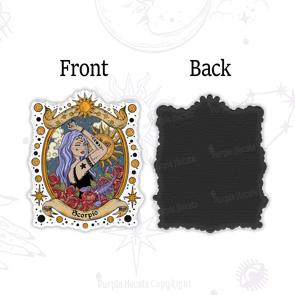 Purplehecate Scorpio Radiance Zodiac Magnet
