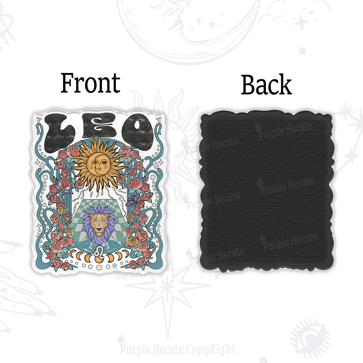 Purplehecate Leo Spirit Zodiac Magnet