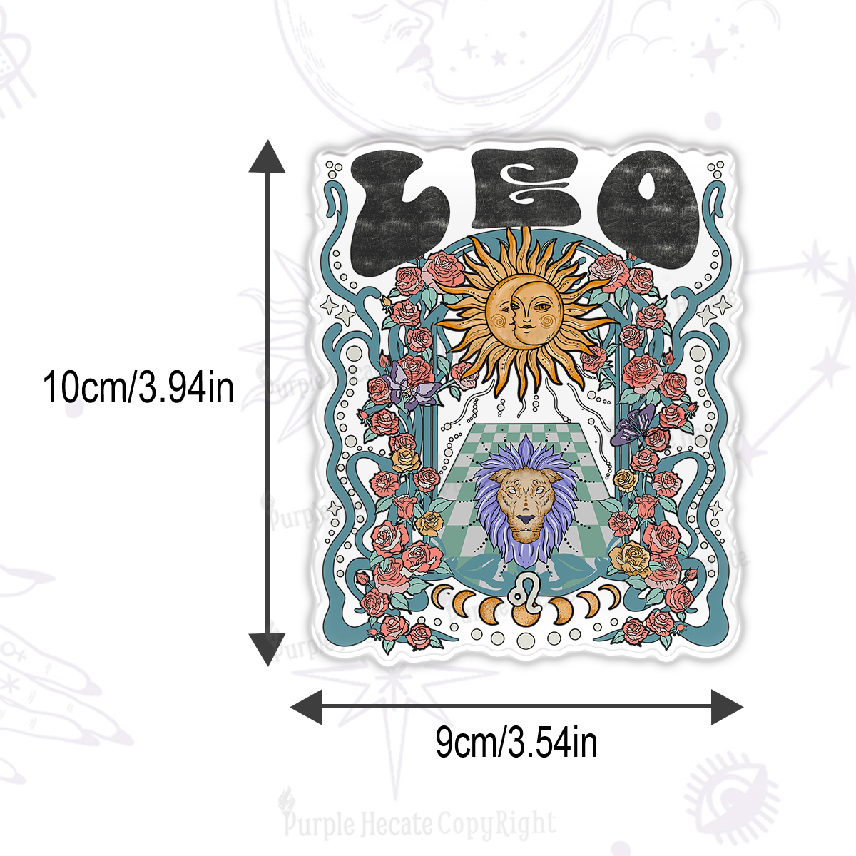 Purplehecate Leo Spirit Zodiac Magnet