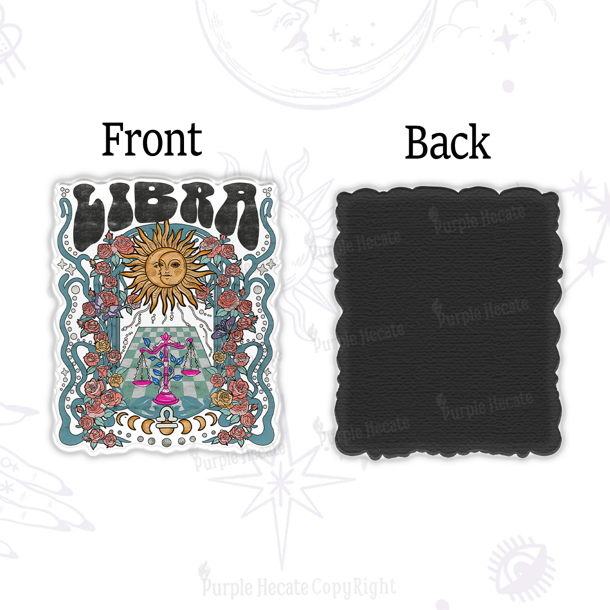 Purplehecate Libra Spirit Zodiac Magnet