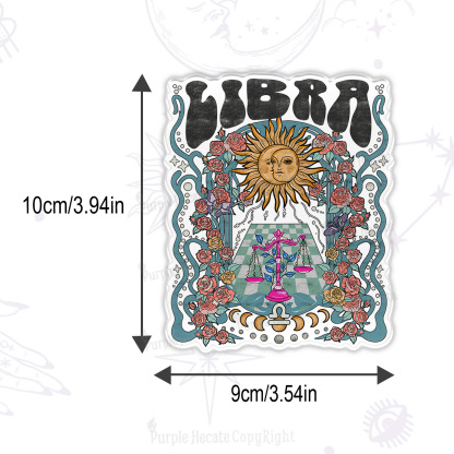Purplehecate Libra Spirit Zodiac Magnet