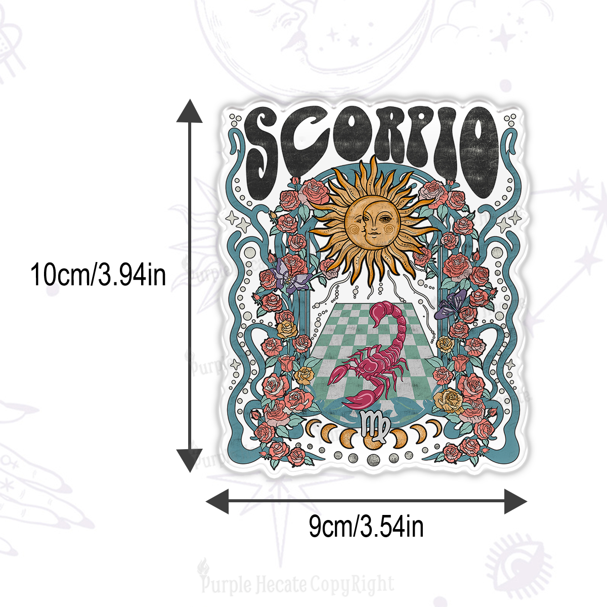 Purplehecate Scorpio Spirit Zodiac Magnet