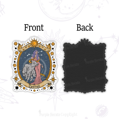 Purplehecate Celestial Taurus Zodiac Magnet