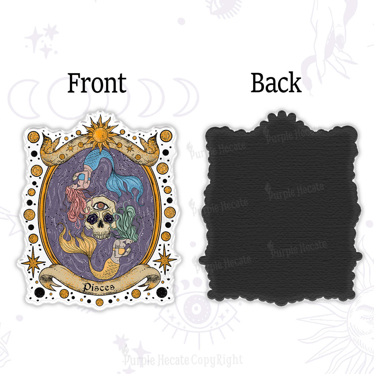Purplehecate Celestial Pisces Zodiac Magnet