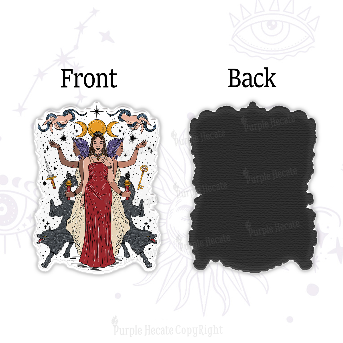 Purplehecate The Triple Goddess Hecate Magnet