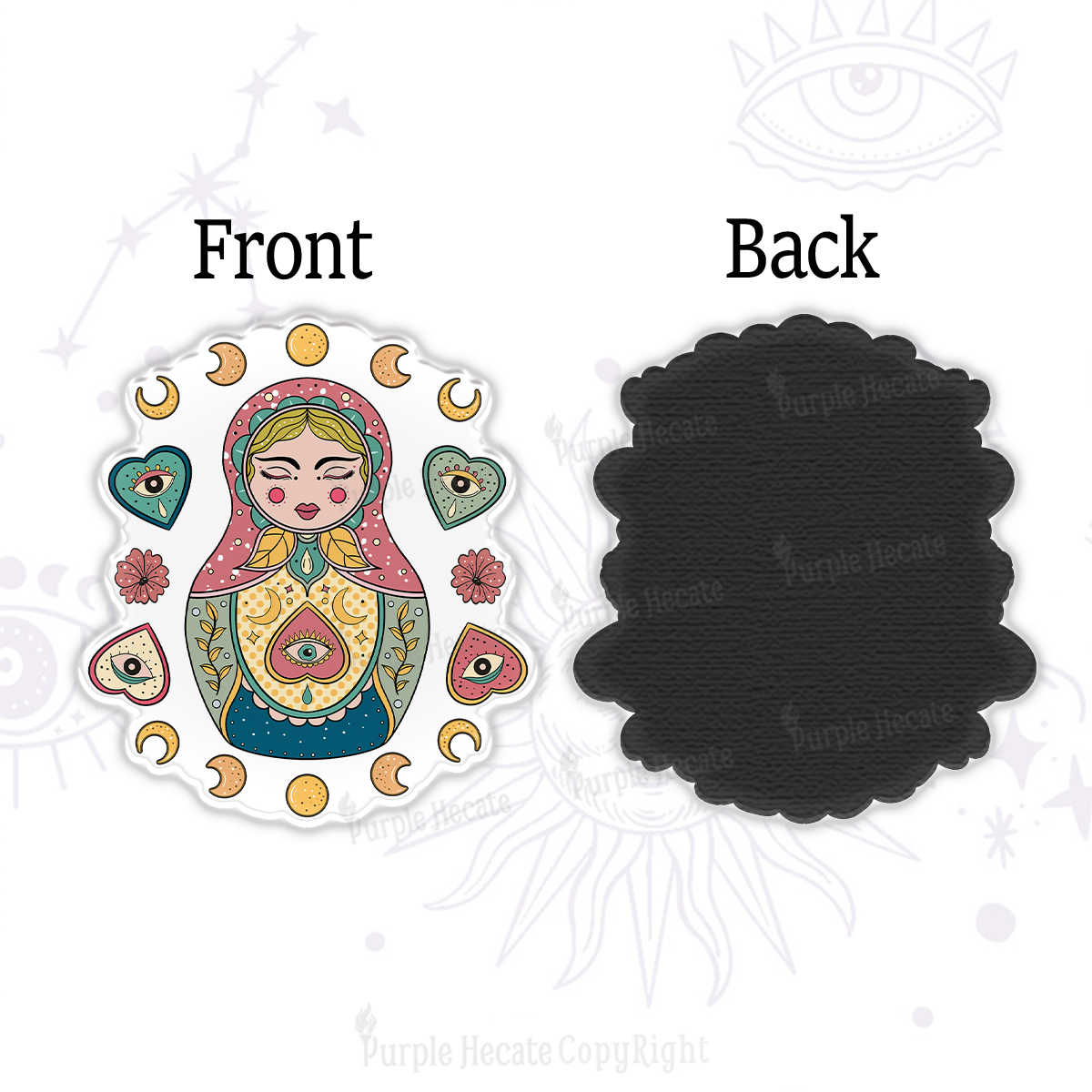 Purplehecate Nesting Doll Magnet