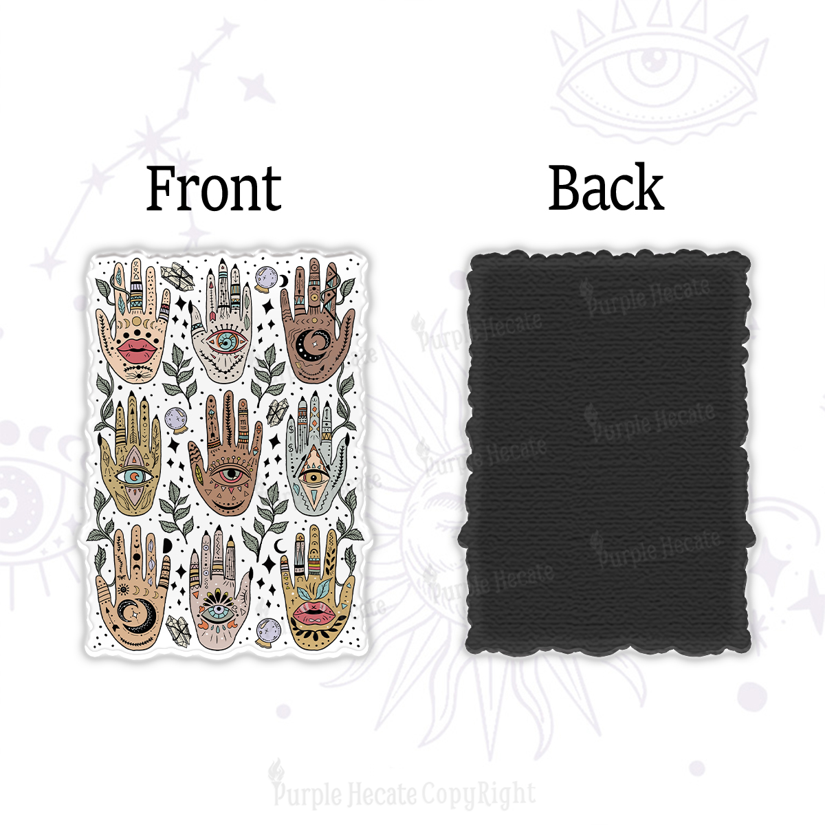 Purplehecate Helping Hands Magnet