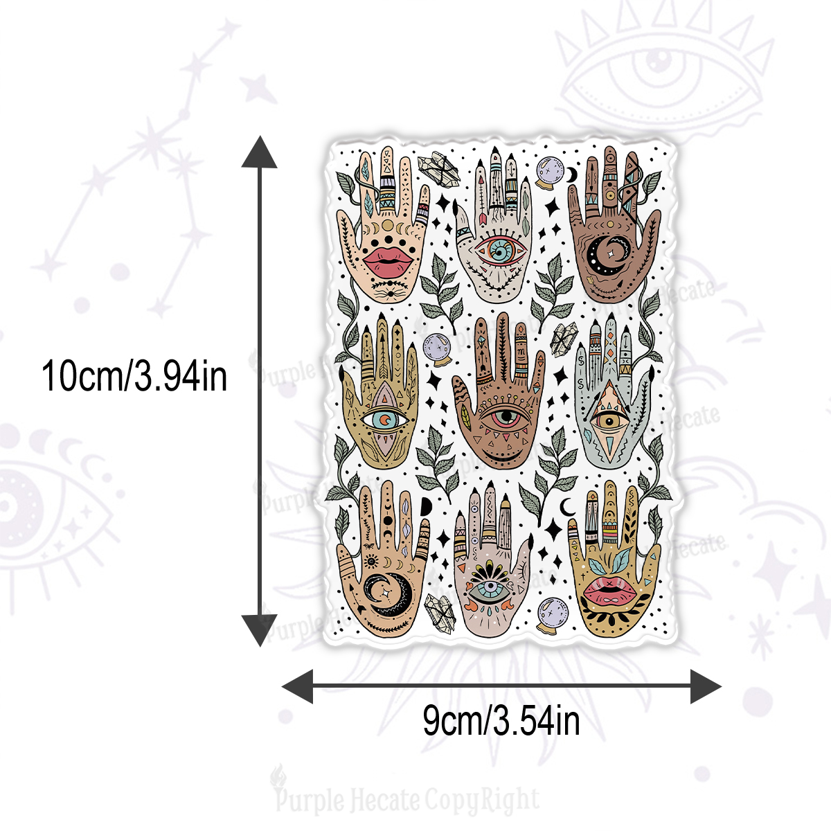 Purplehecate Helping Hands Magnet