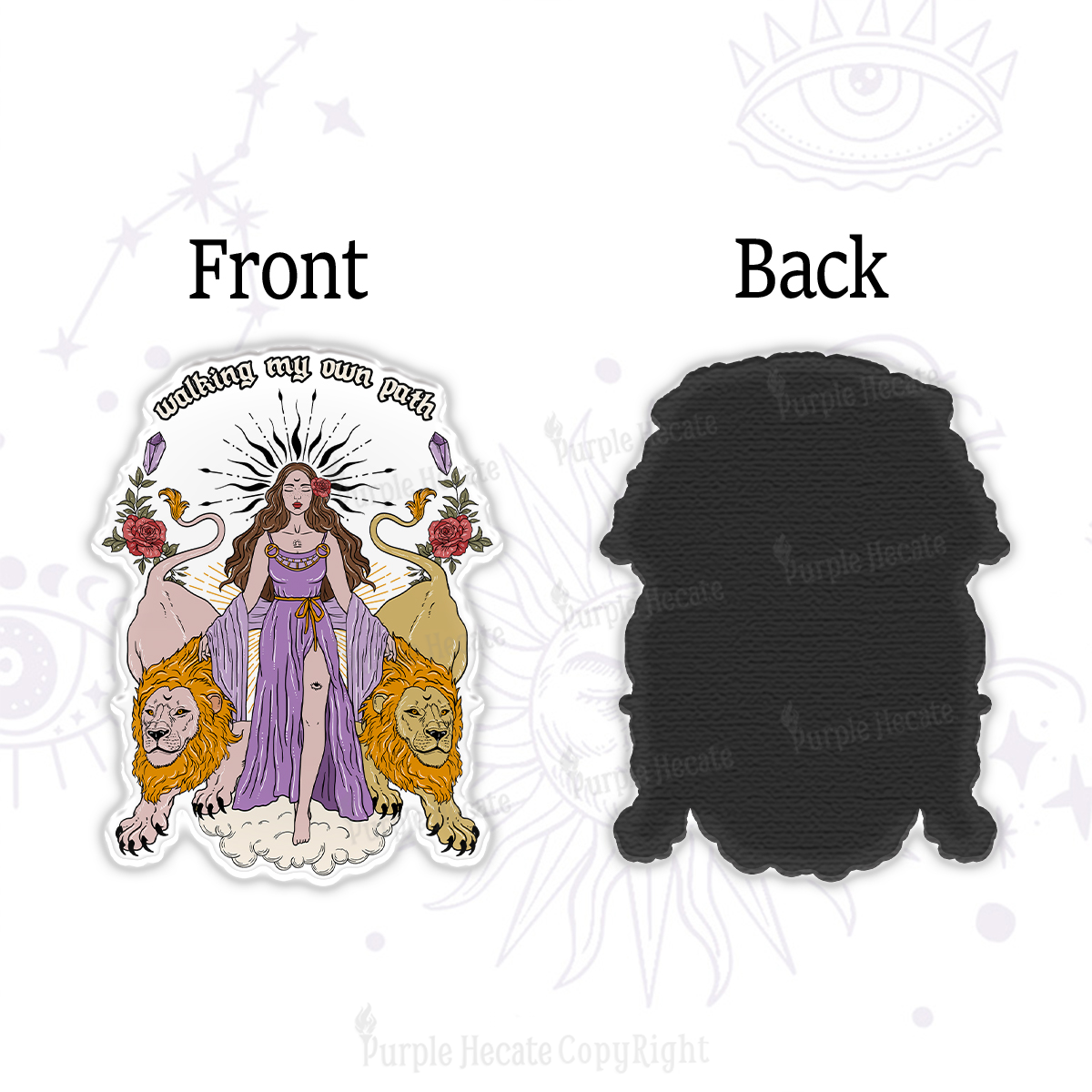 Purplehecate The Goddess Walking My Own Path Magnet
