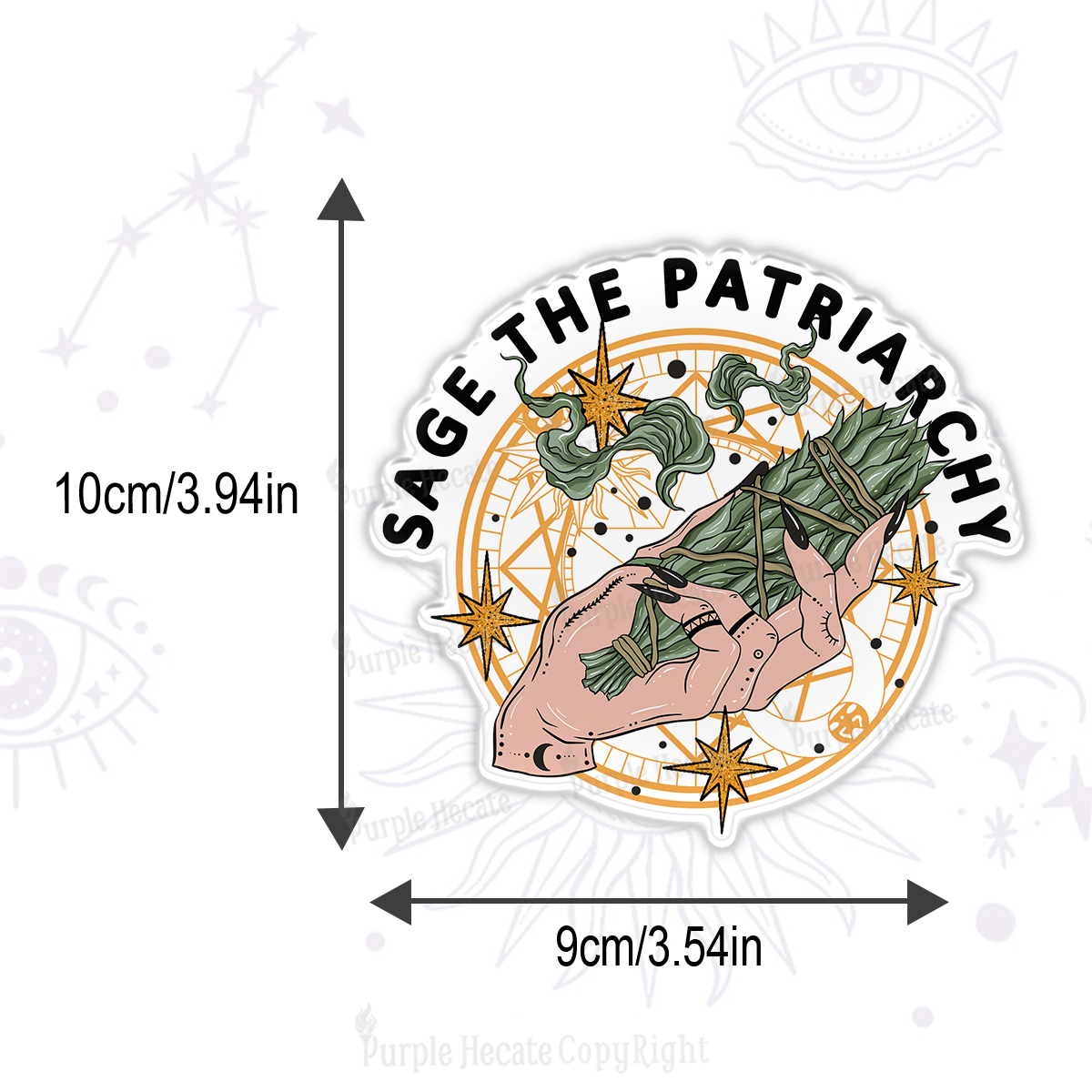 Purplehecate Sage The Patriarchy Magnet