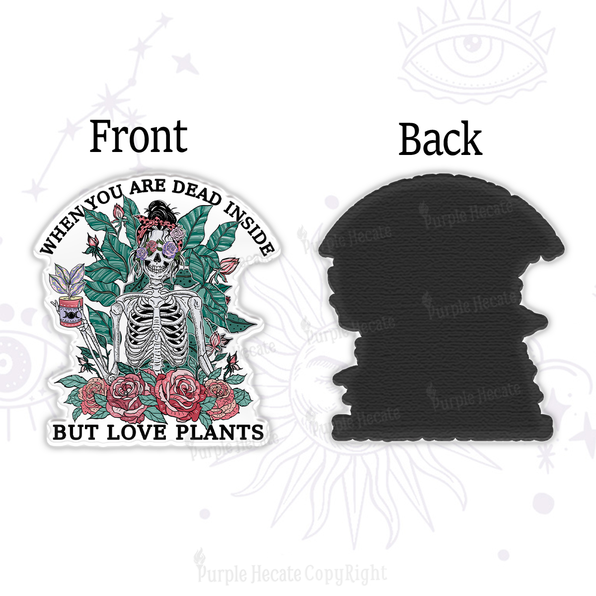 Purplehecate When You Dead Inside Magnet