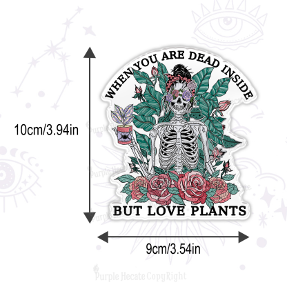 Purplehecate When You Dead Inside Magnet