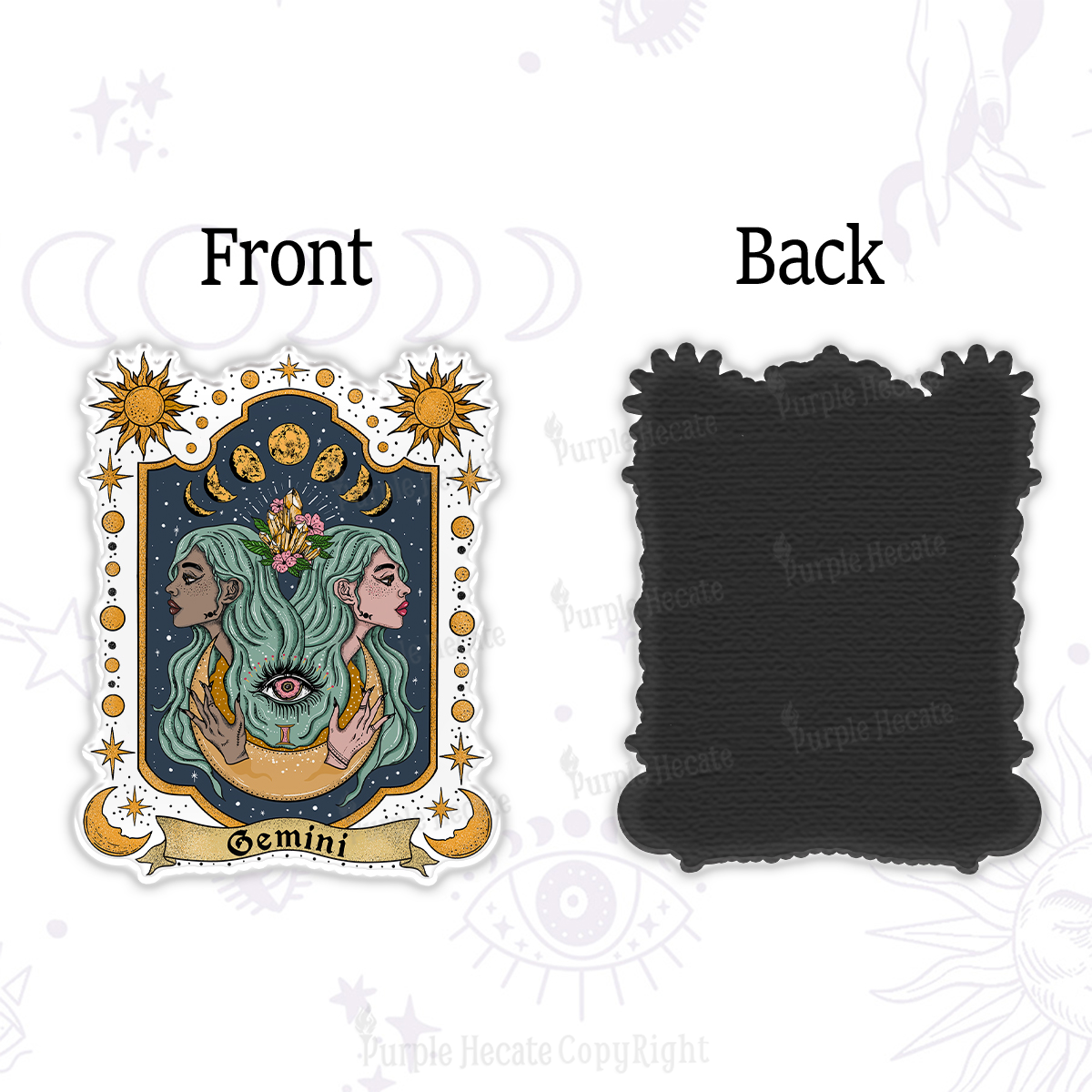 Purplehecate Virgo Zodiac Magnet