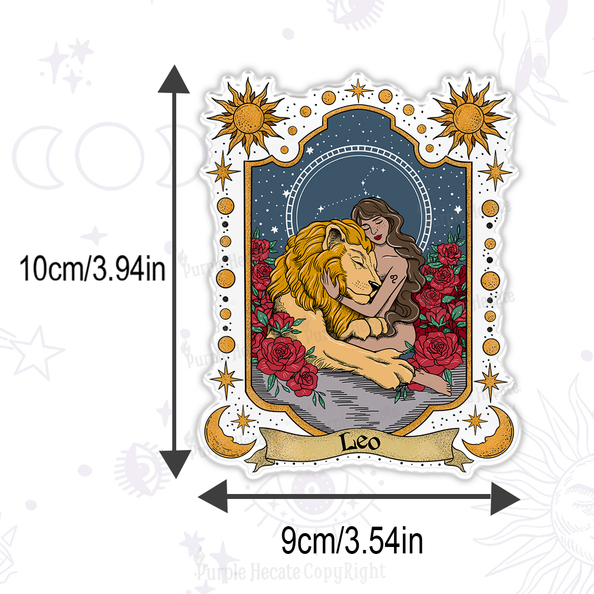 Purplehecate Leo Zodiac Magnet