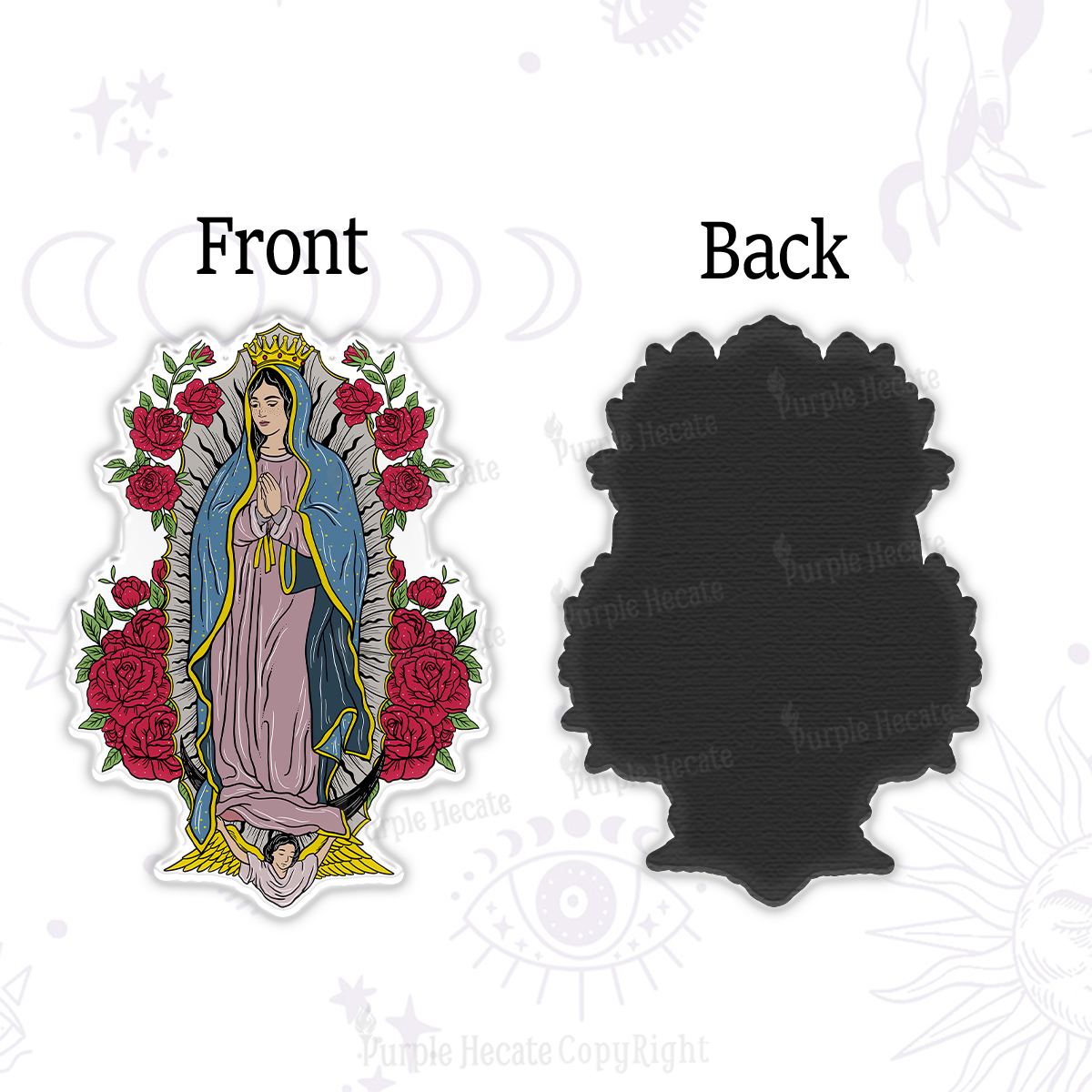 Purplehecate Mother Mary Magnet