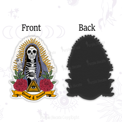 Purplehecate Blessed And Stressed Magnet