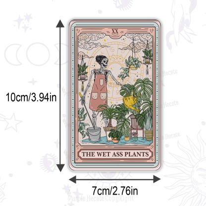 Purplehecate The Wet Ass Plants Tarot Magnet