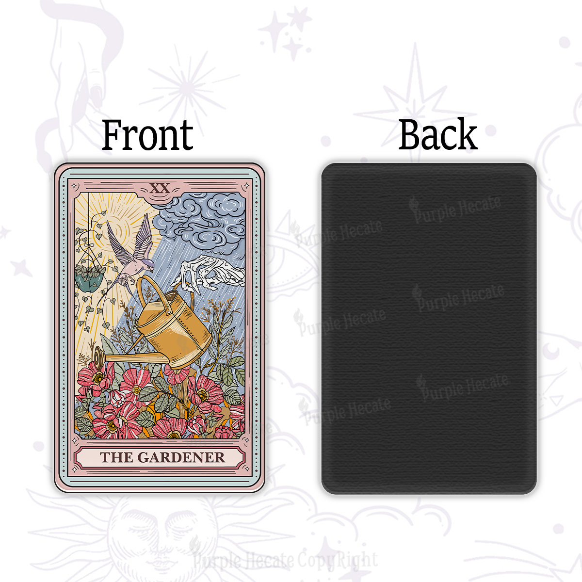 Purplehecate The Gardener Tarot Magnet