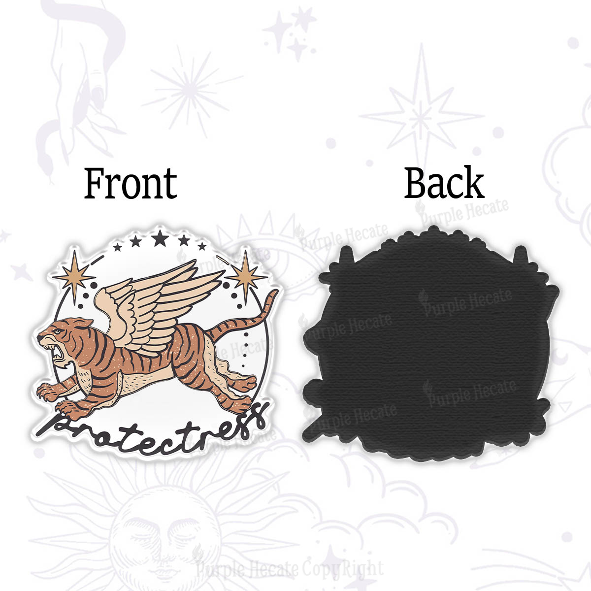 Purplehecate Protectress Magnet