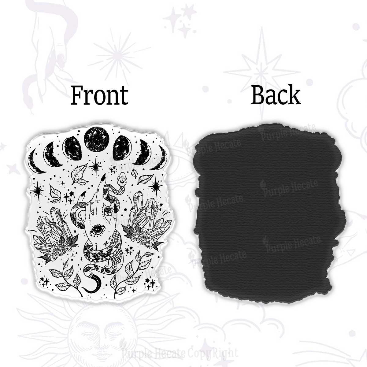 Purplehecate Reach For The Moon Magnet