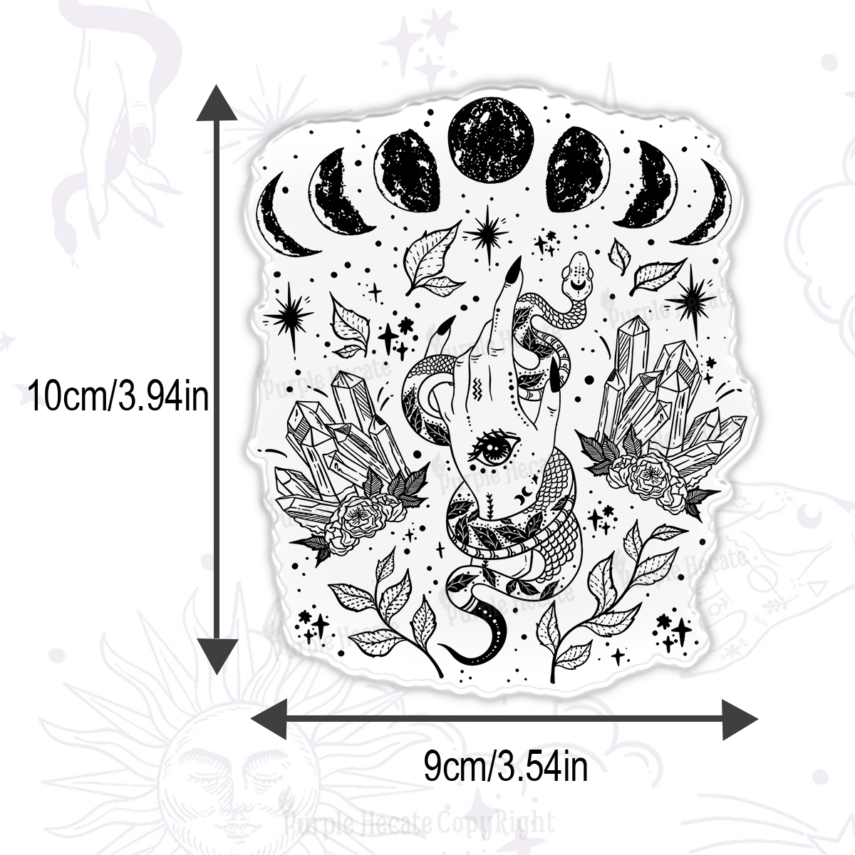 Purplehecate Reach For The Moon Magnet