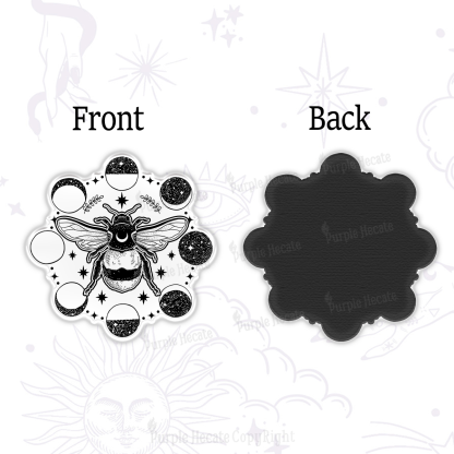 Purplehecate Moon Bee Magnet