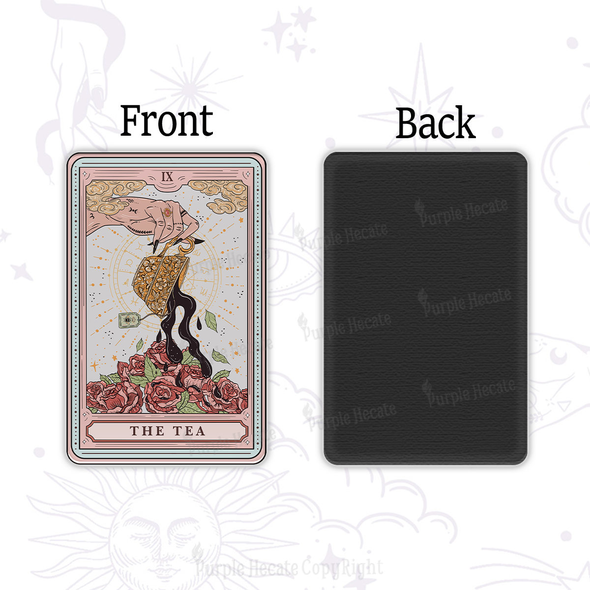 Purplehecate The Tea Tarot Magnet
