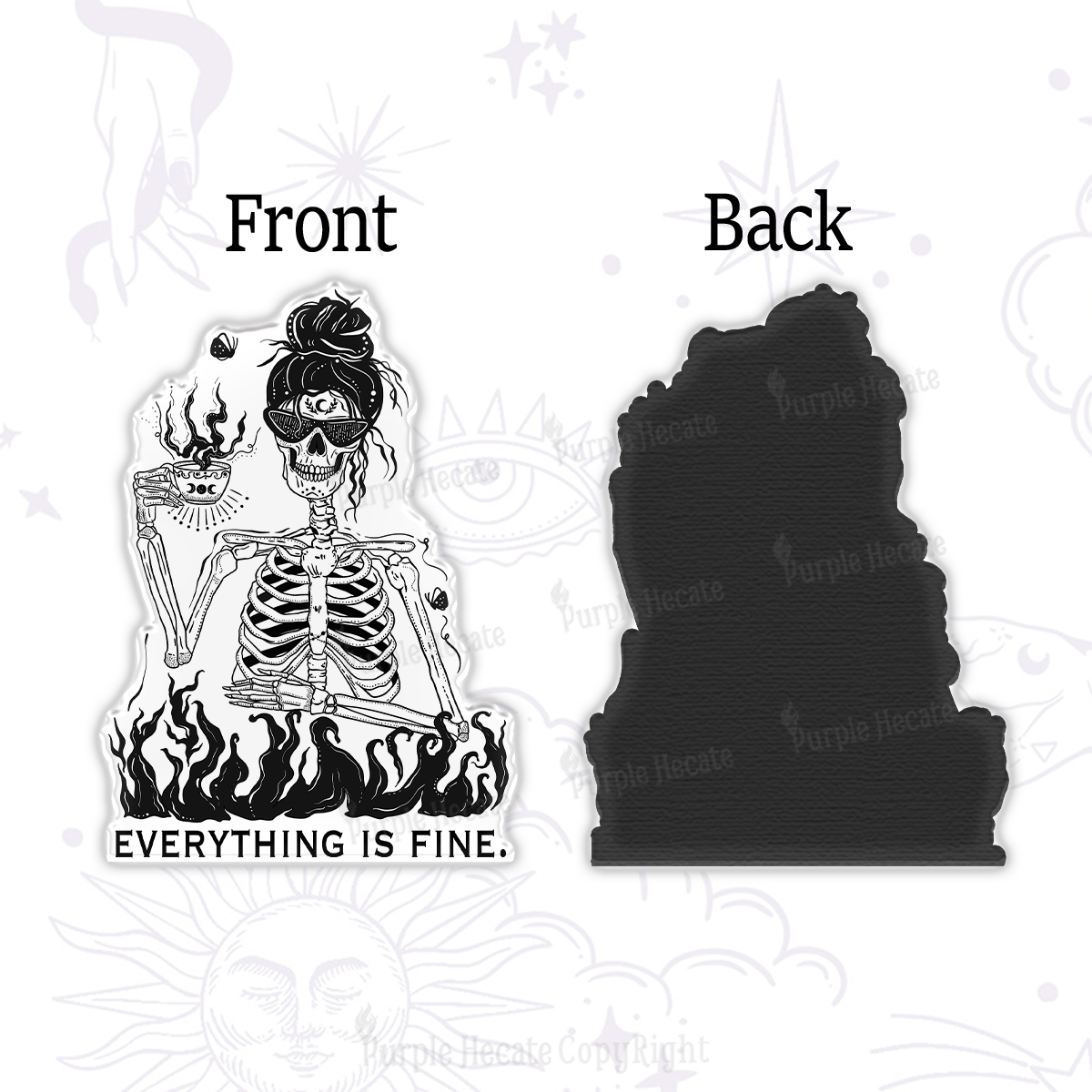 Purplehecate Everything Is Fine Magnet