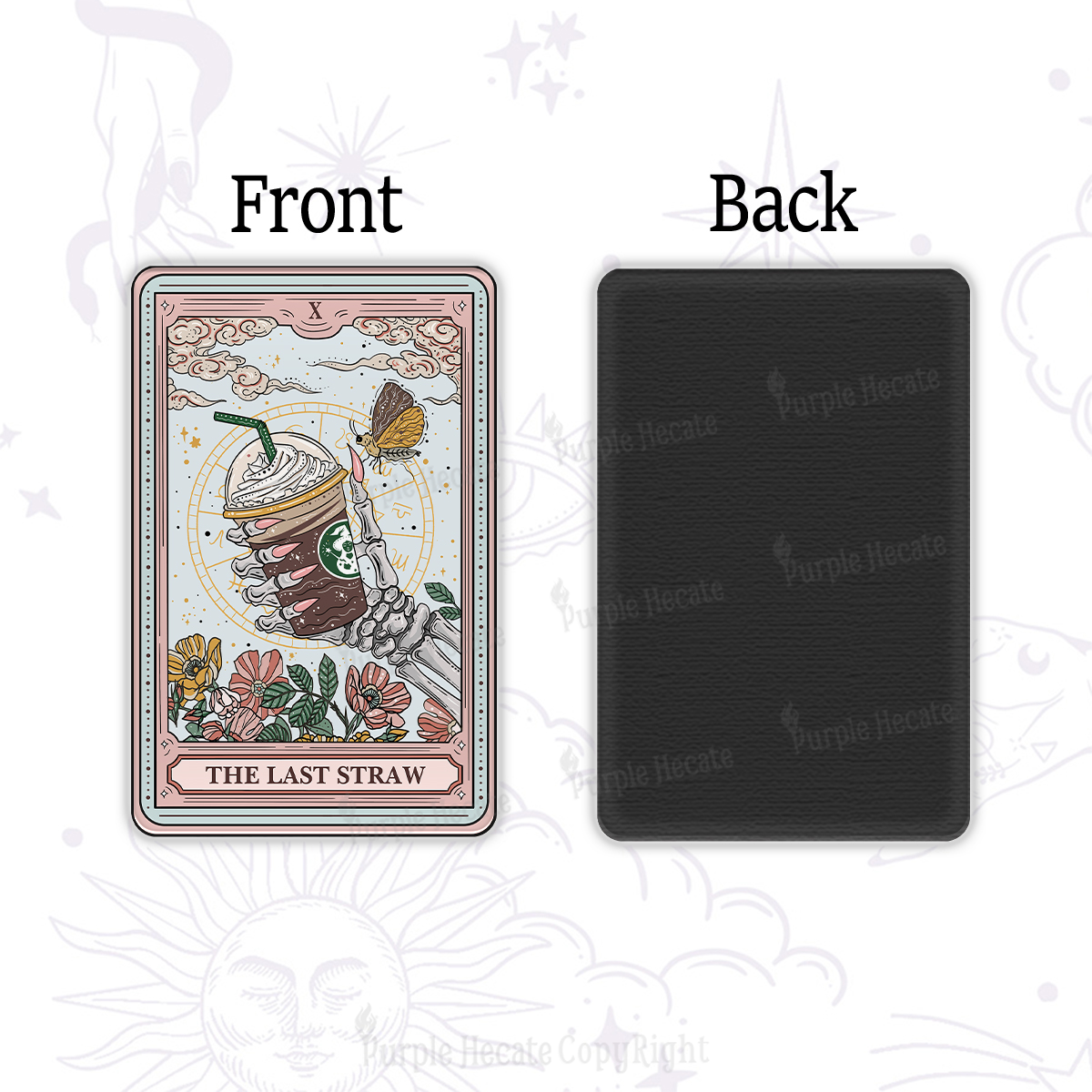 Purplehecate The Last Straw Tarot Magnet