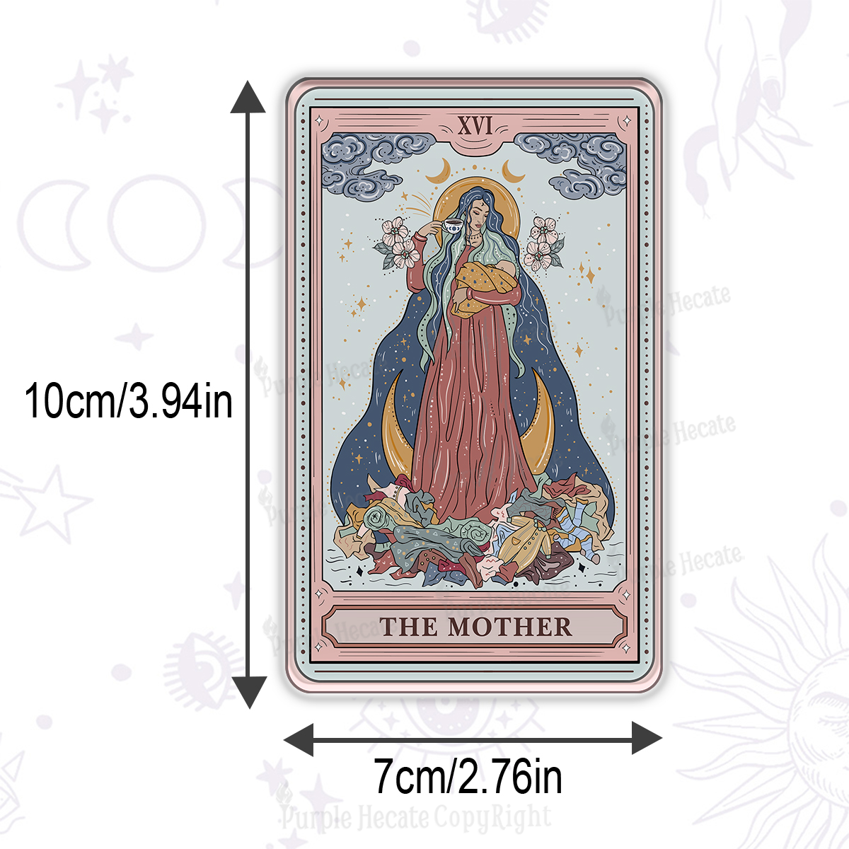 Purplehecate The Mother Tarot Magnet
