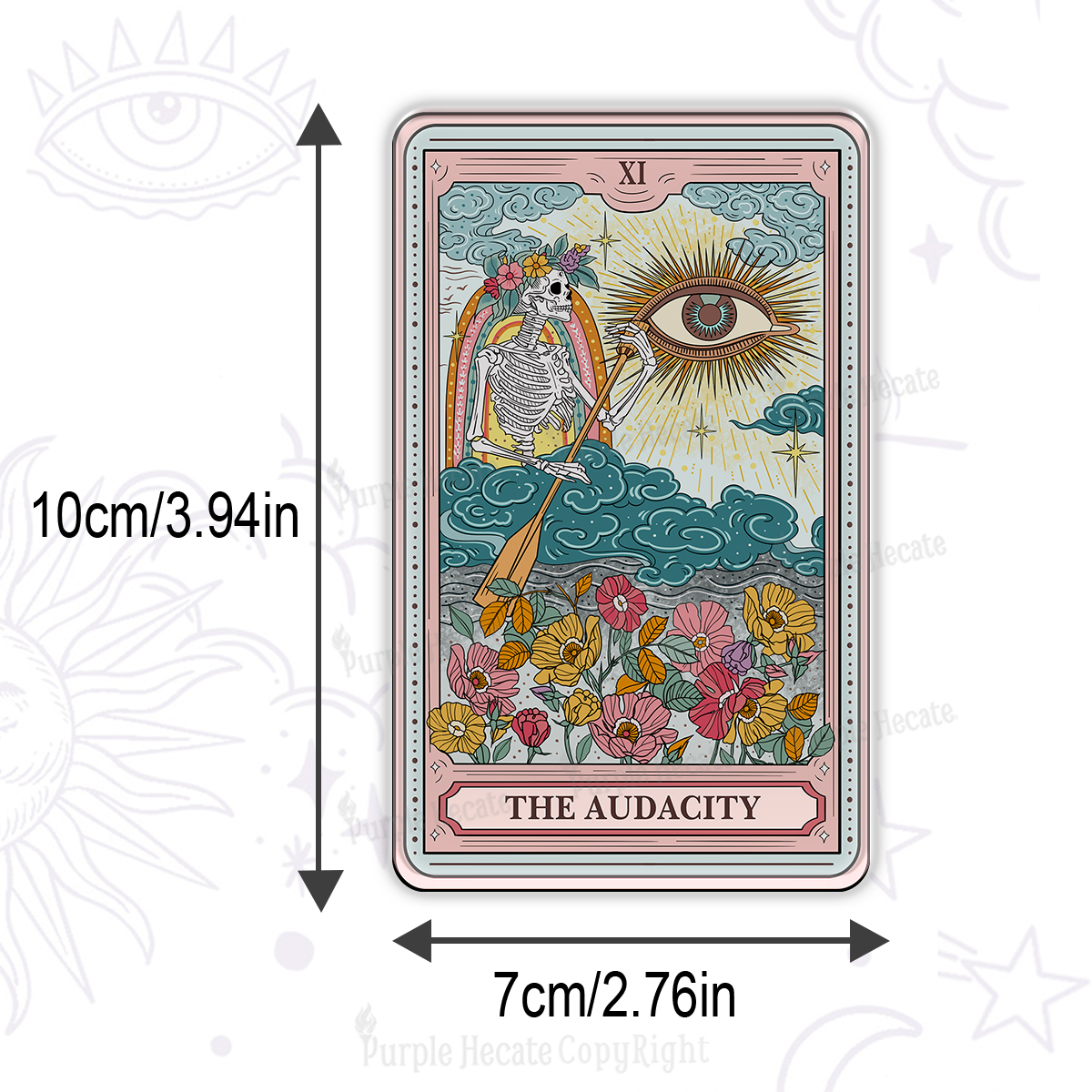 Purplehecate The Audacity Tarot Magnet
