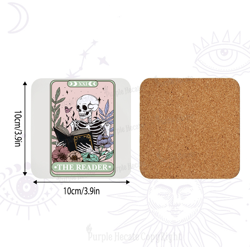 Purplehecate The Reader's Tarot Coaster