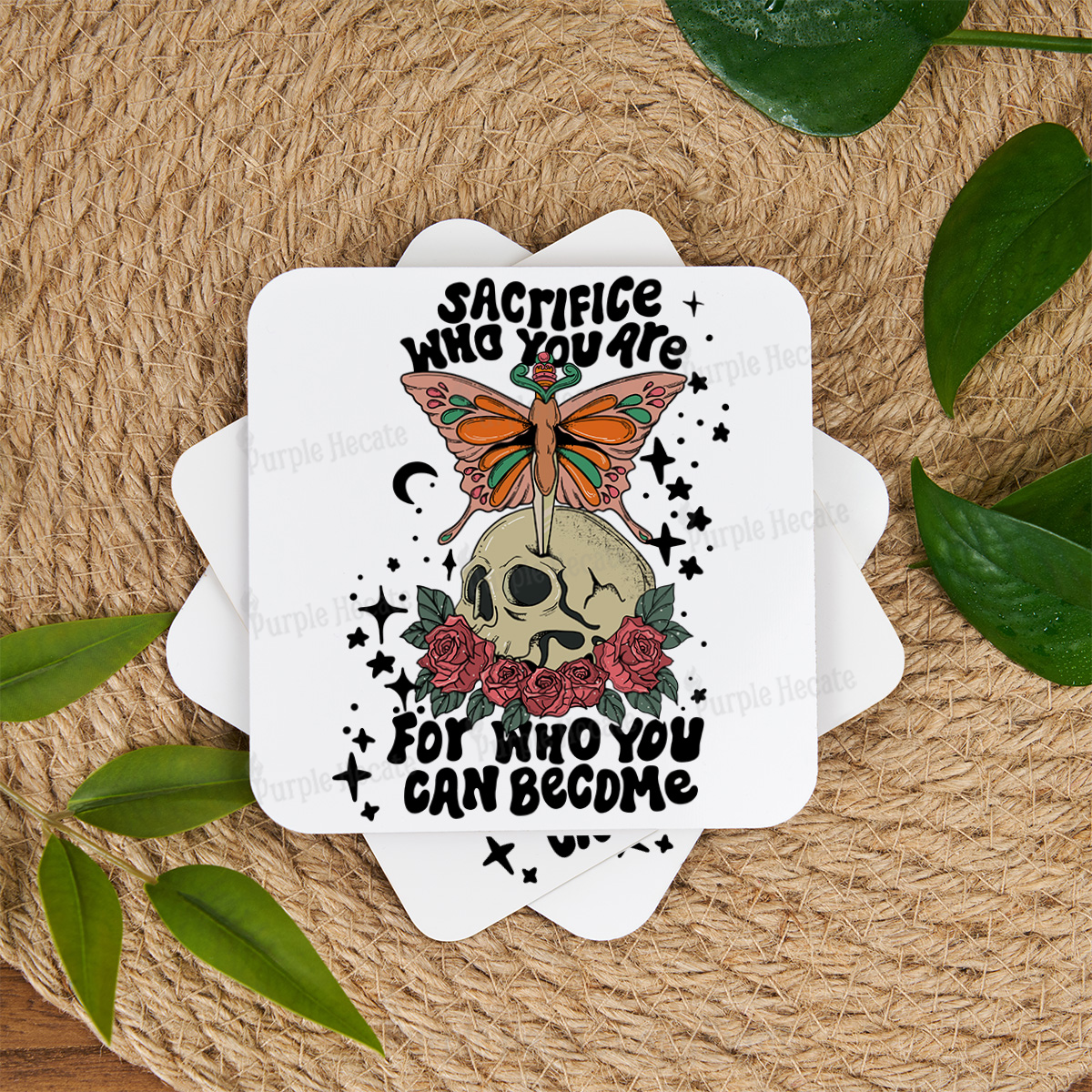 Purplehecate For Who You Can Become Coaster