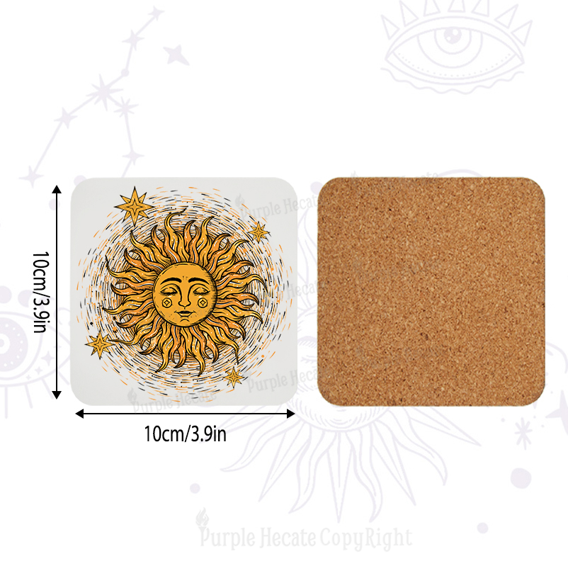 Purplehecate Celestial Sun Coaster