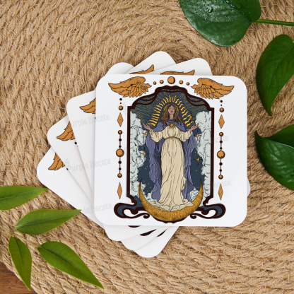 Purplehecate Holy Guardian Coaster