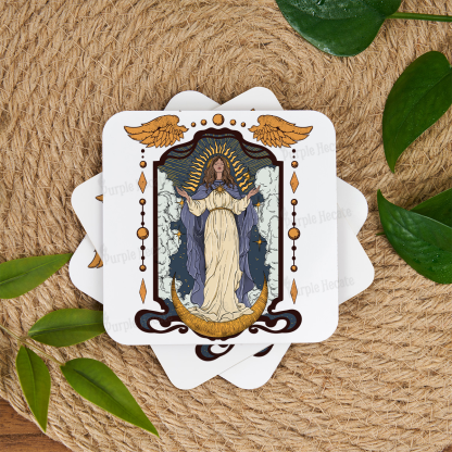 Purplehecate Holy Guardian Coaster