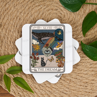 Purplehecate The Dream Tarot Coaster